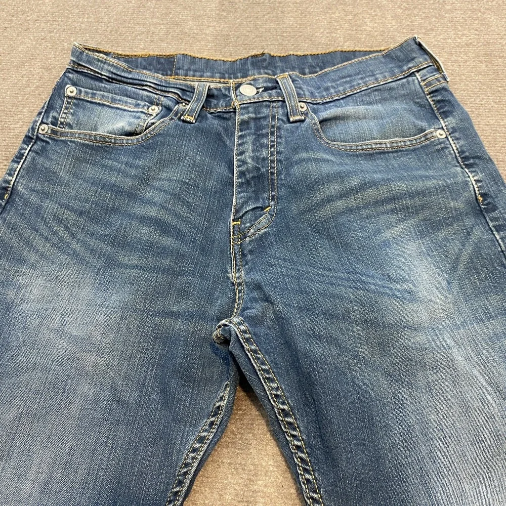 Levis 505 Jeans Mens 31 Fits‎ 30x30 Straight Leg Blue Stone Wash Denim Classic